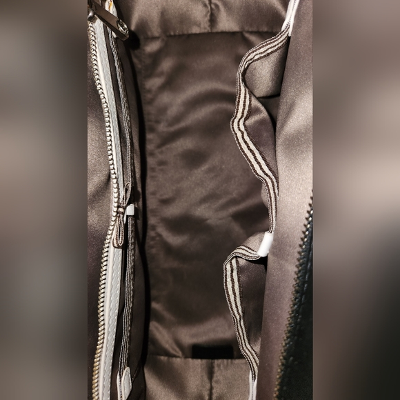 NWOT! Henri bendel purple leopard print Calf-hair Lafayette Satchel Crossbody - Picture 6 of 6